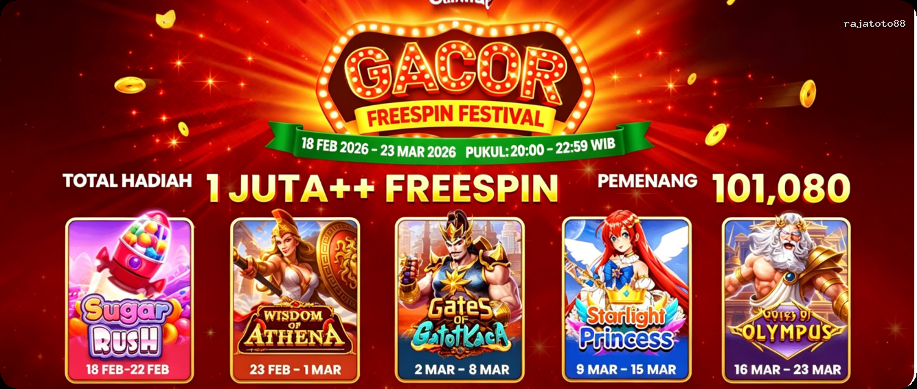 Login rajatoto88 Sekarang Bonus Melimpah